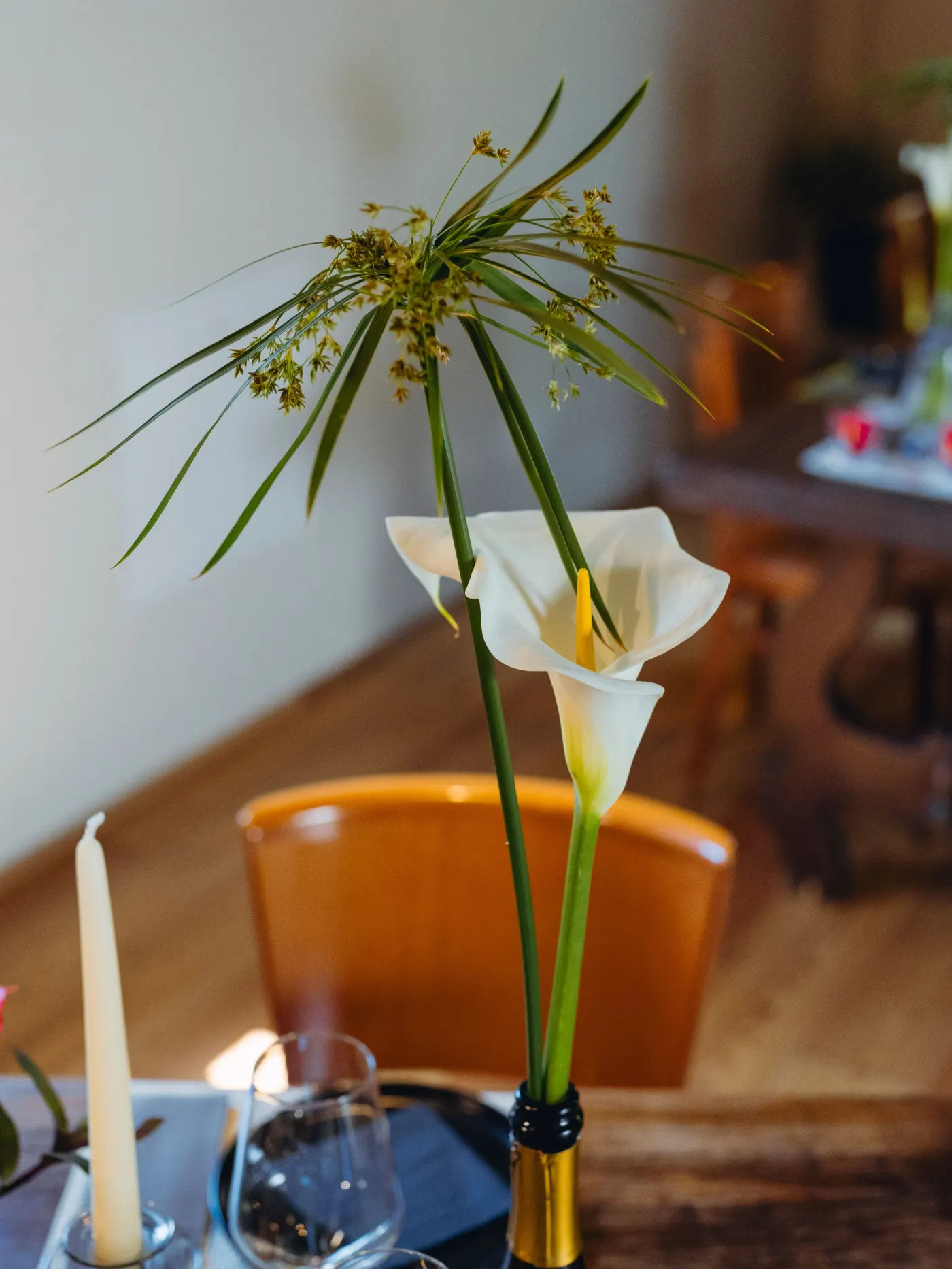 Dettaglio di una tavola apparecchiata del bistrot Dettaglio di una tavola apparecchiata del bistrot